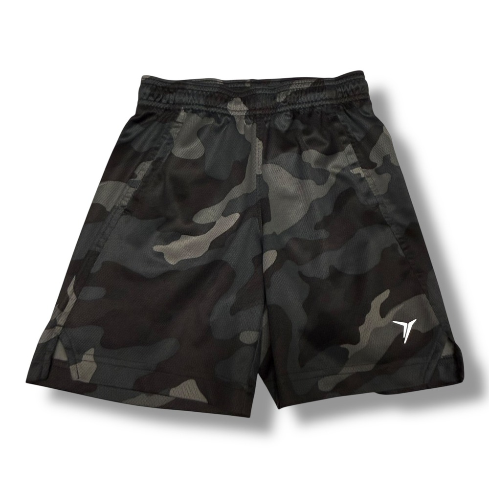 Old Navy Active Boys Gray Camo Go-Dry Mesh Athletic Shorts Size‎ XS 5